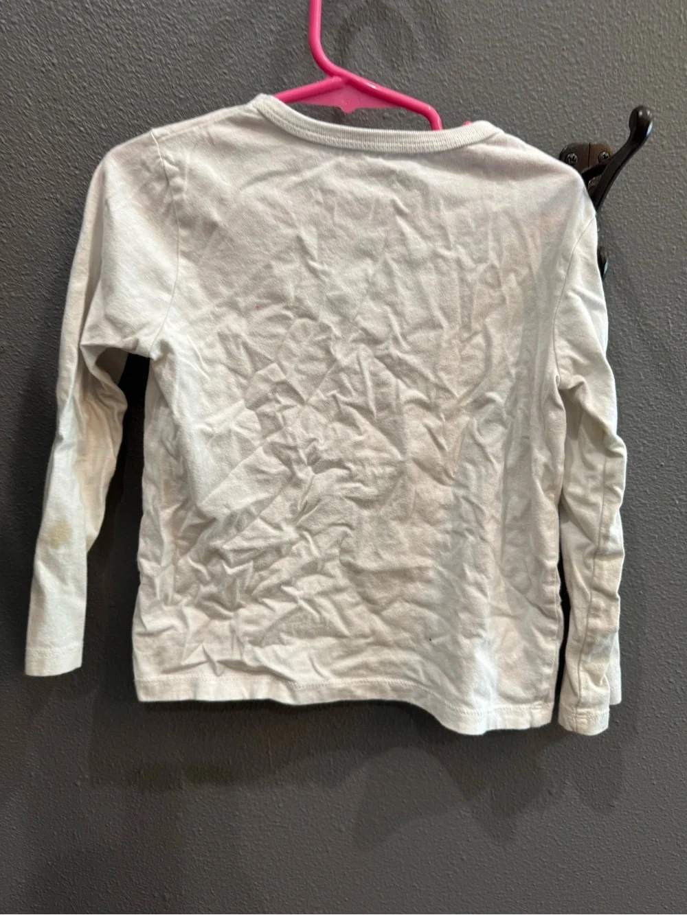 The Children's Place White Long-Sleeve Tee with Teal, Blue & Red Graphic